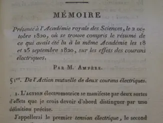 Bibliophilie et Sciences: Ampère et ses ouvrages sur l'électricité