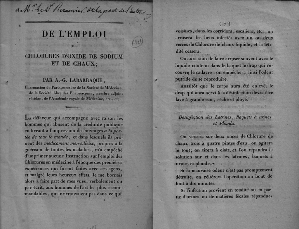 Labarraque, Maxime du Camp, un chameau, un empereur, un roi et l'eau de Javel
