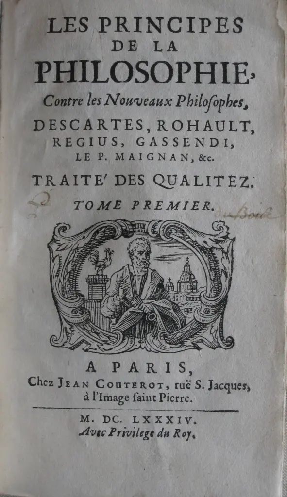 Bibliophilie et Sciences: La Grange, un oratorien anticartésien