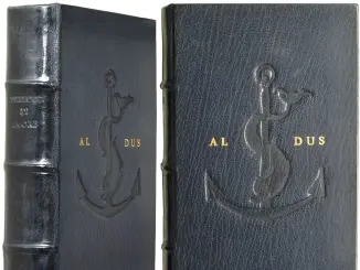 Images autour du livre VII: une reliure amateur sur le Dialogi di amore, chez Alde
