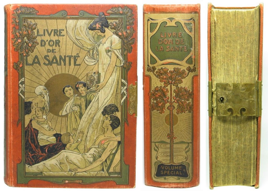 Images autour du livre V: de la reliure pour protéger la vertu des jeunes bibliophiles