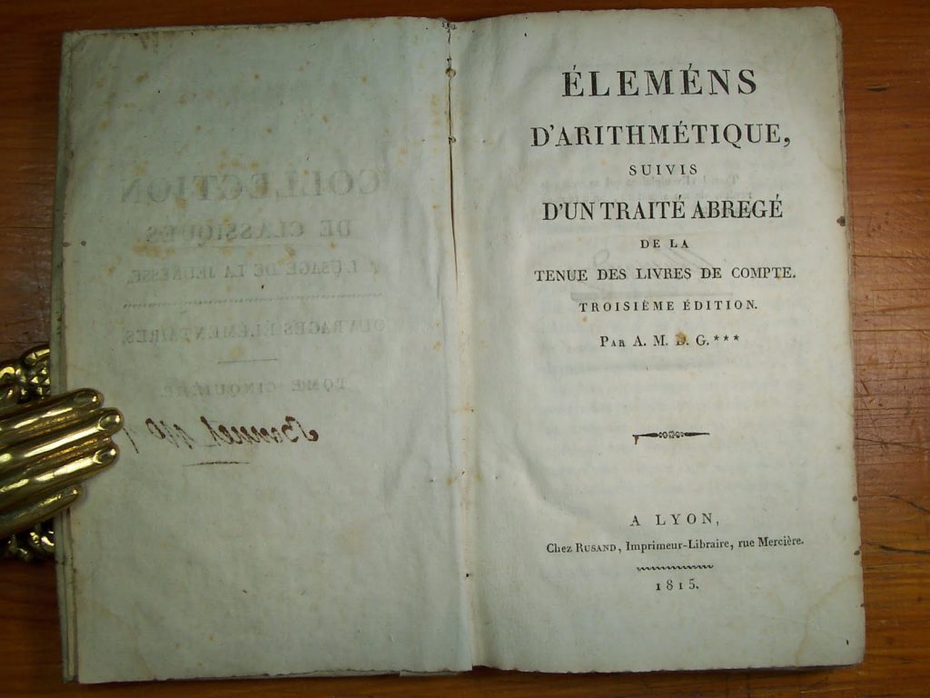 Images autour du livre IV: courte discussion entre deux relieurs du début du XIXe