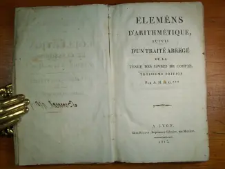 Images autour du livre IV: courte discussion entre deux relieurs du début du XIXe