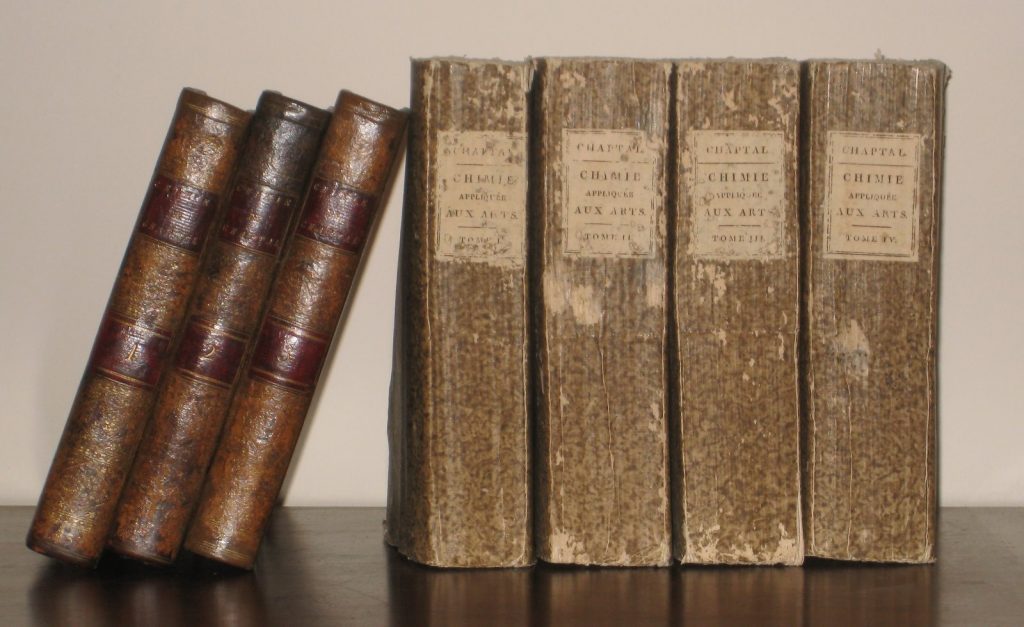 Bibliophilie et Sciences: la vie et l'oeuvre du chimiste Chaptal