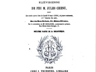 Portrait d'un bibliophile d'exception: Jules-François Chenu