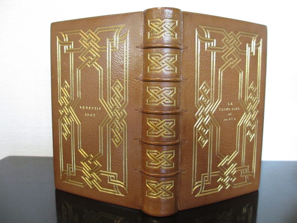 Dans la bibliothèque du bibliophile: la Divine Comédie ou le Terze Rime de Dante, Venise, chez Alde Manuce, 1502