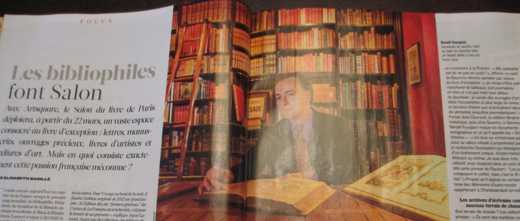 Le nombre des bibliophiles en France a doublé! 20 000 amateurs, ou propos facétieux autour de l'interview d'Anne Lamort