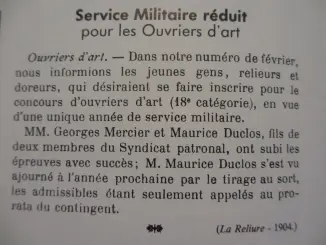 La Reliure, métier dangereux, surtout pendant la guerre.