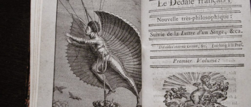 Les grands livres / dans la bibliothèque du Bibliophile: La Découverte australe Par un Homme-volant, de Nicolas Restif de la Bretonne