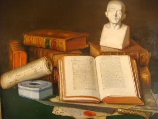 Autour du livre: des toiles et des livres…