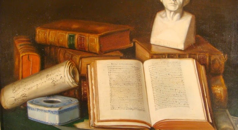 Autour du livre: des toiles et des livres…