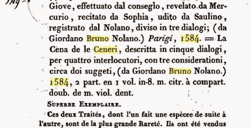 Enquête bibliographico-pégimanique autour des mythiques ouvrages de Giordano Bruno, un voyage à travers les siècles et les bibliothèques