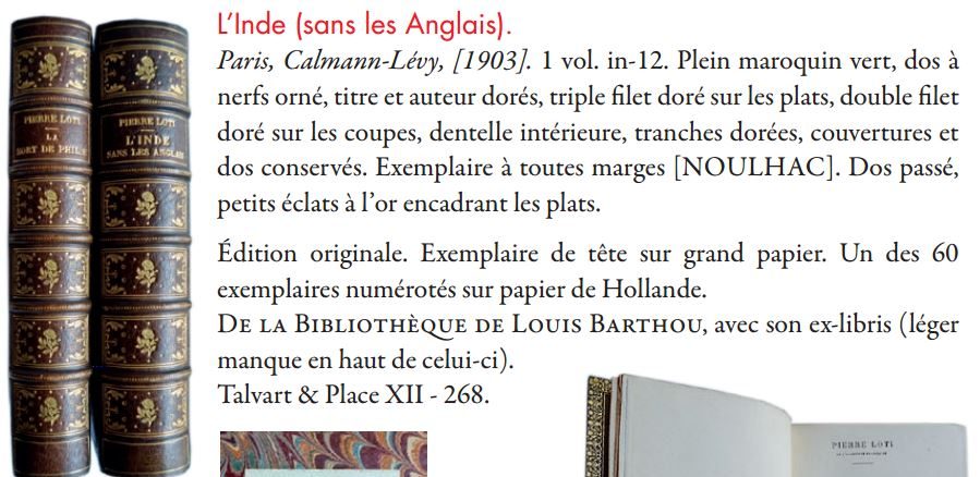 Miscellanées bibliophiles: catalogues de libraires, identification d'armes