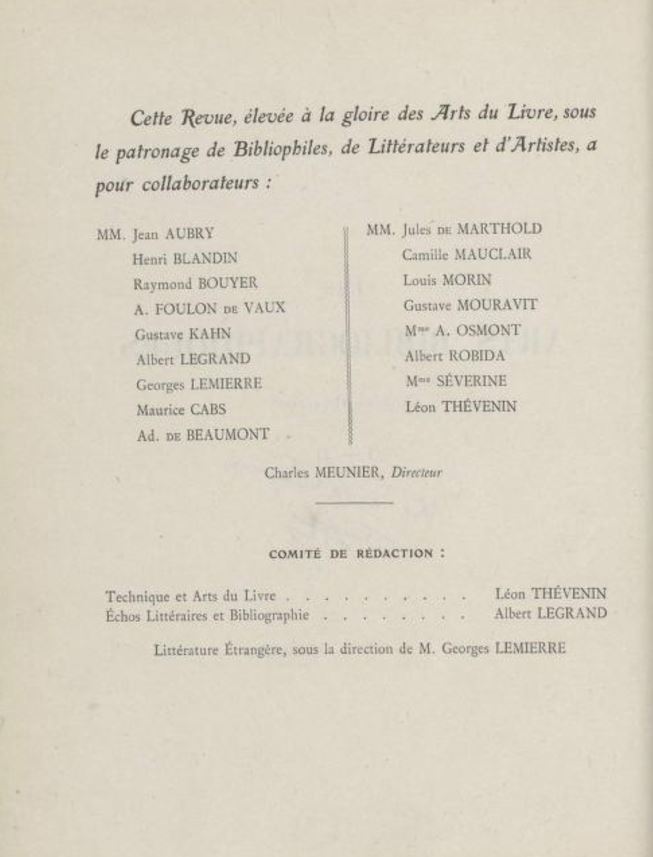 Reliure de Charles Meunier