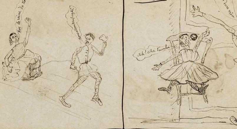 Un conte de Noël pour bibliophiles, ou plutôt un conte de Nono: dessins de Rimbaud, Nono, experts et jeunes dentelles… Première partie.