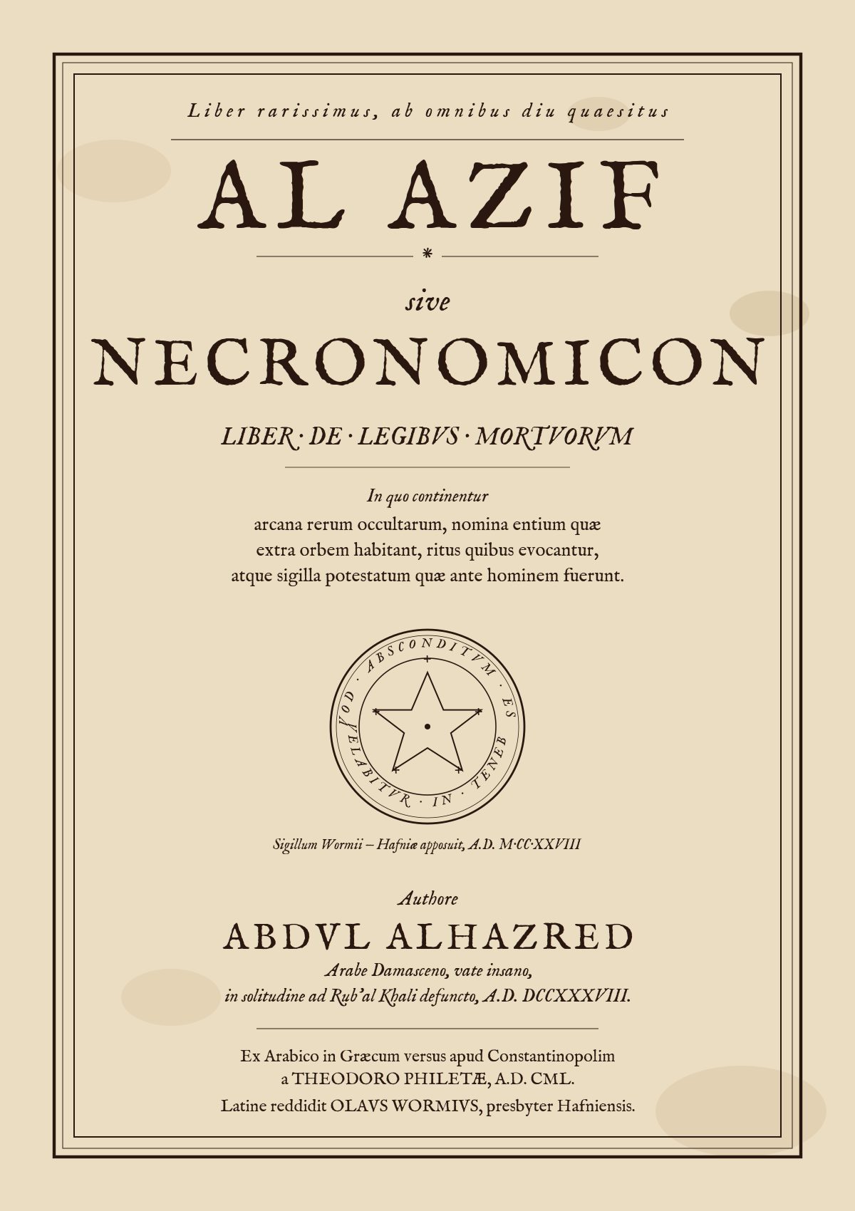 Le Necronomicon et les livres fantômes de la bibliophilie | Bibliophilie.com