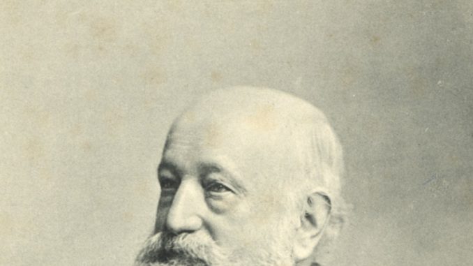 Portrait photographique de Bernard Quaritch, libraire à Londres