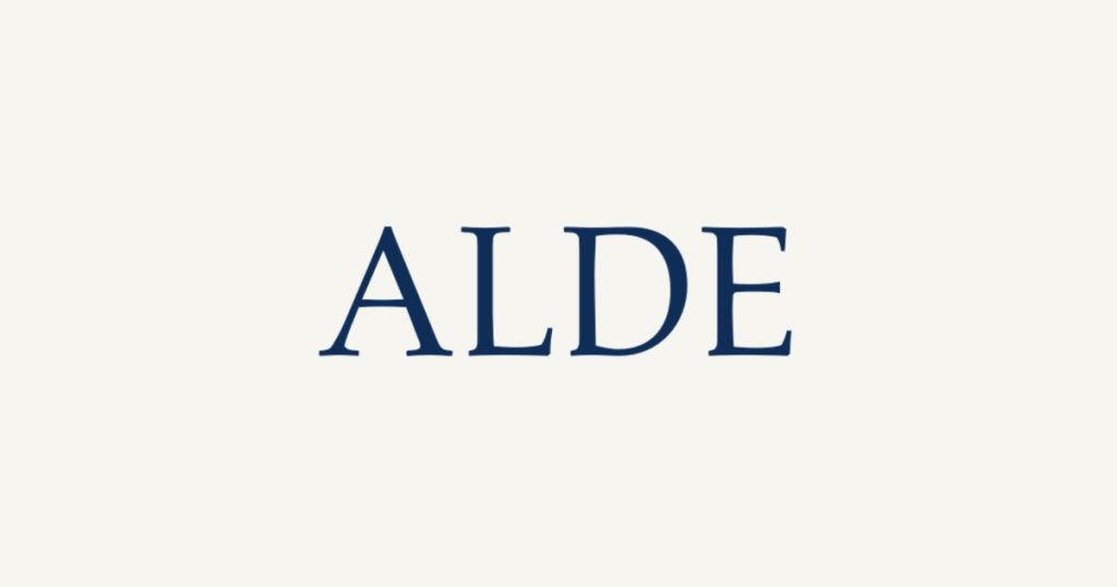 Logo de la maison de ventes Alde.